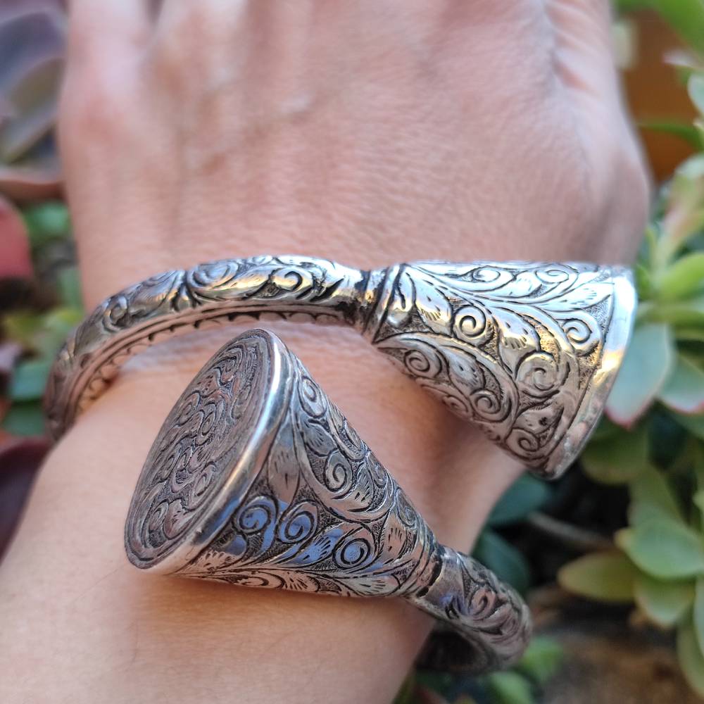 Bracciale DATTEY in argento 925 Bracciale | Bracciale etnico