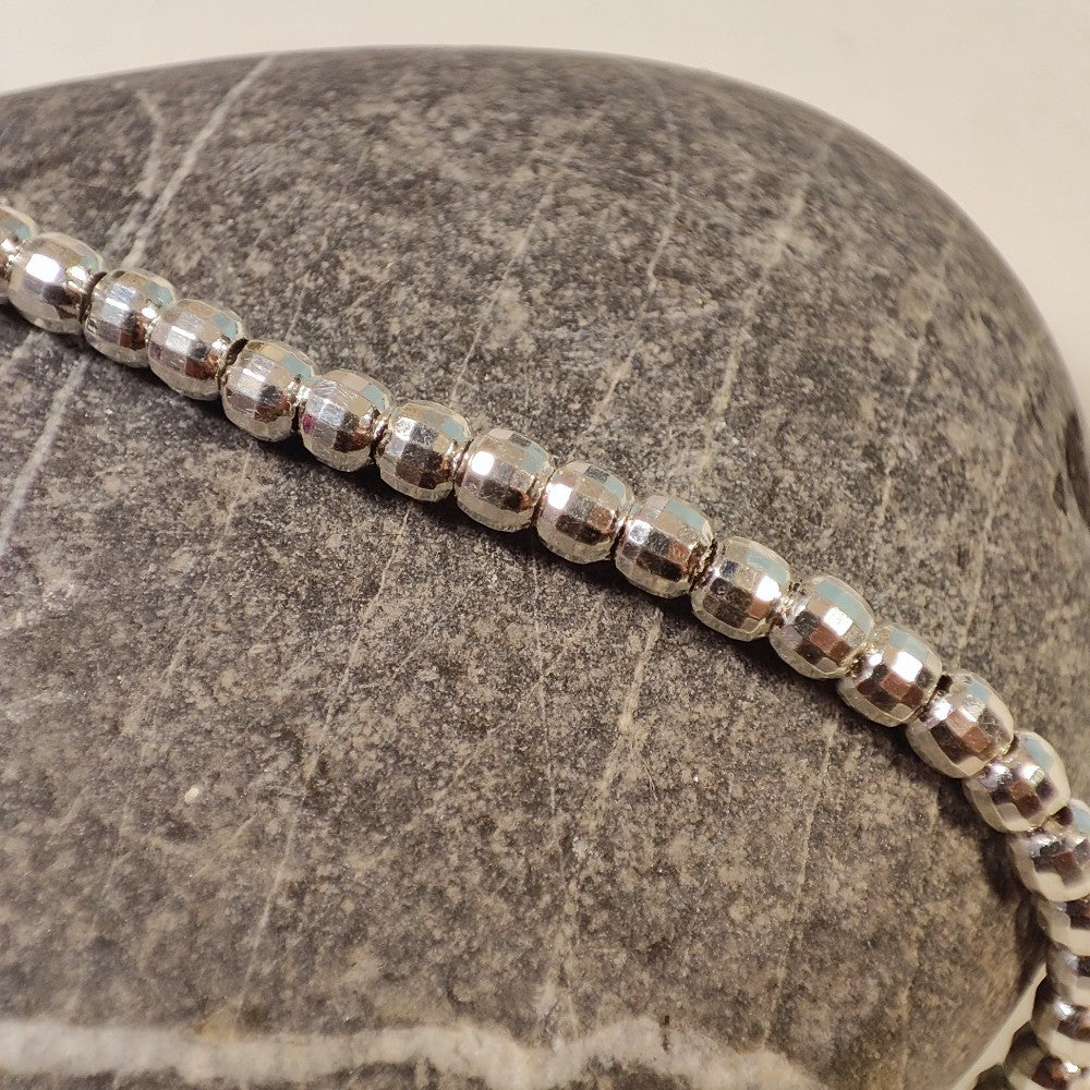 Bracciale diamantato d'argento 925