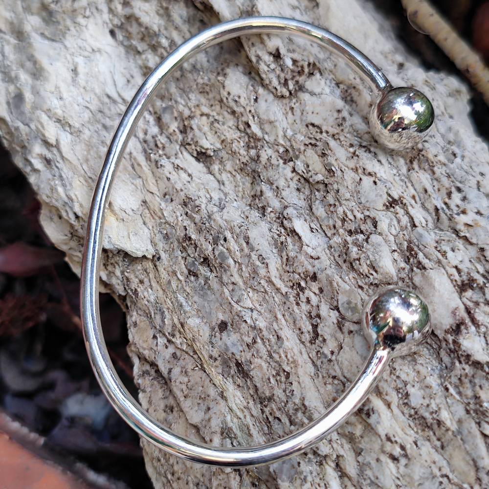 BRACCIALE RIGIDO ARGENTO piercing - SCOTT