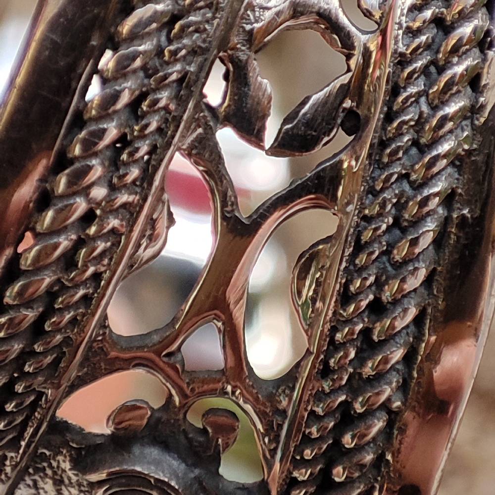 Bracciale rigido in argento 925 con pietra - HARIPURA