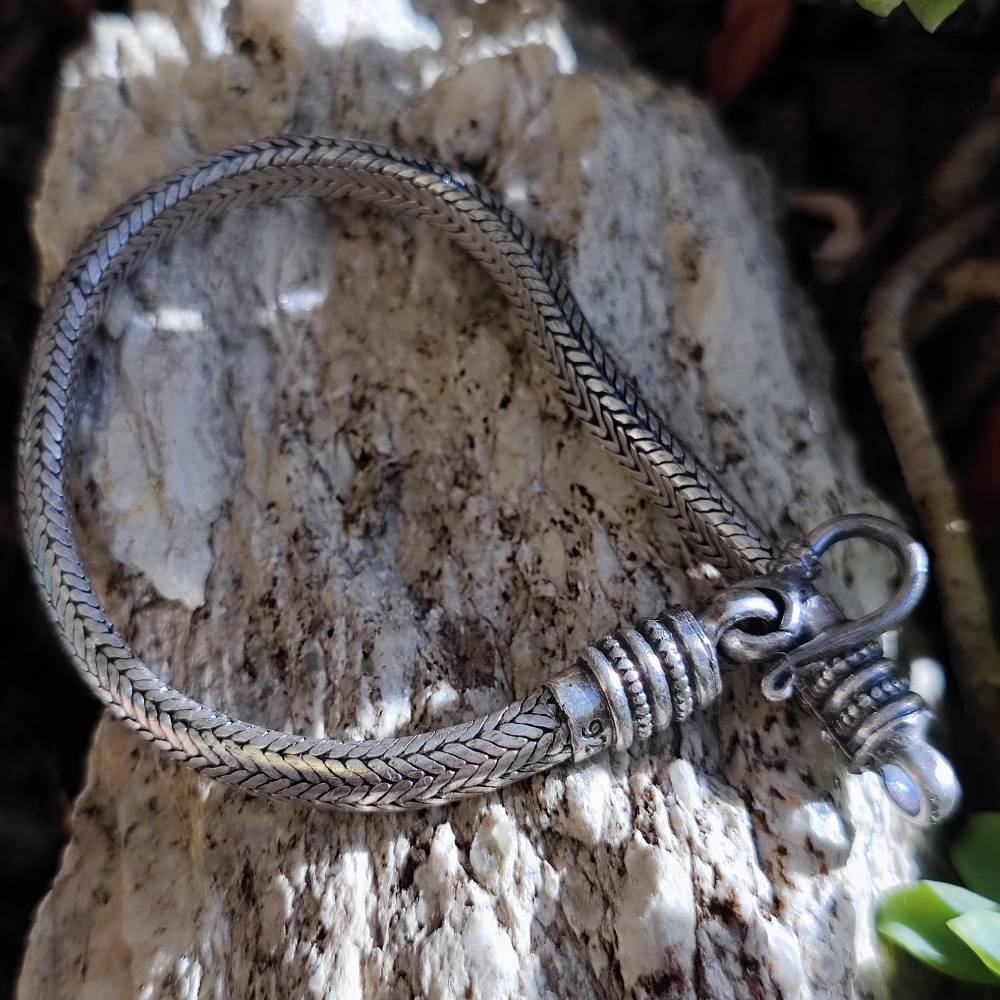 Bracciale Snake argento uomo e donna - FIROJAI