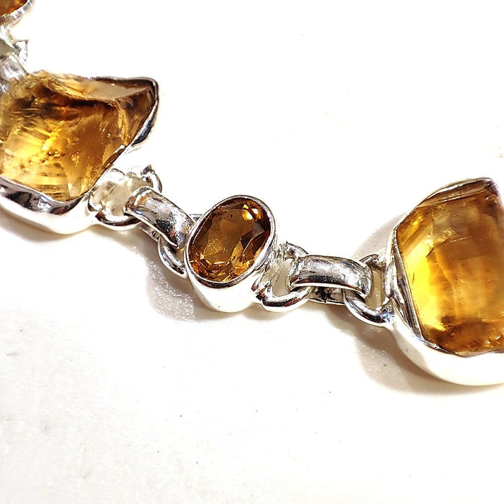 Bracciale argento 925 Quarzo citrino - MARGAU