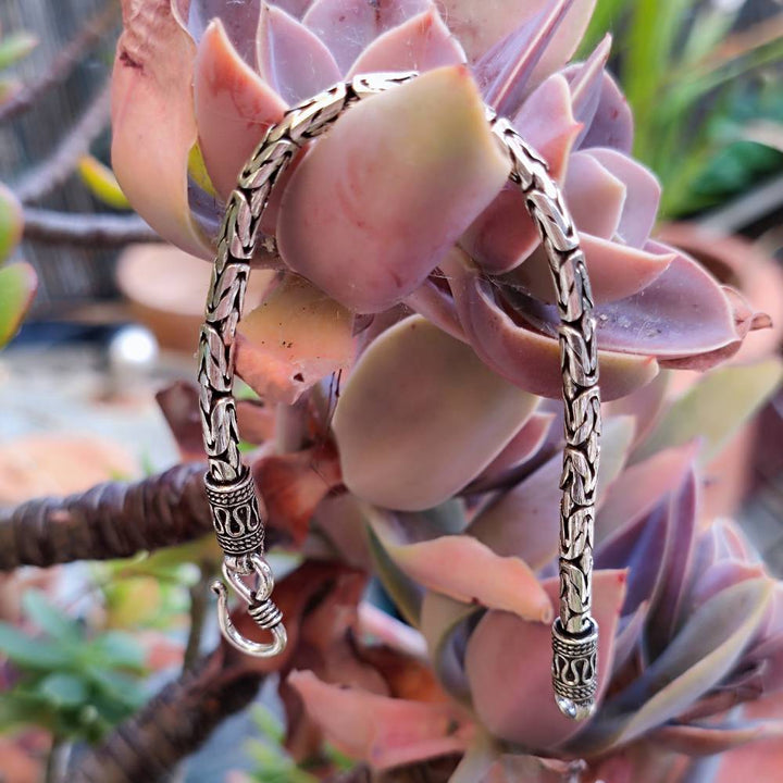 Bracciale Uomo Maglia Bizantina tonda - JARLI