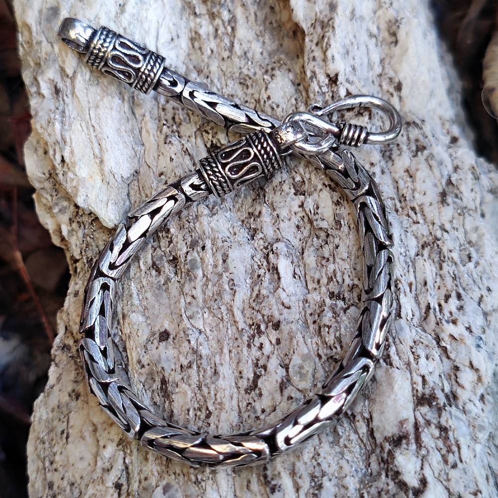 Bracciale Uomo Maglia Bizantina tonda - JARLI