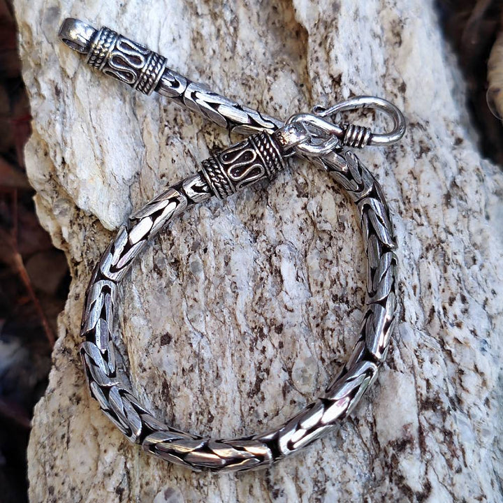 Bracciale Uomo Maglia Bizantina tonda - JARLI