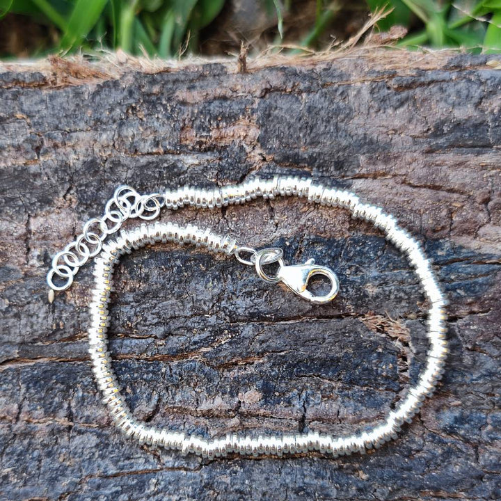 BRACCIALE ARGENTO a dischi piccoli - GULMARG