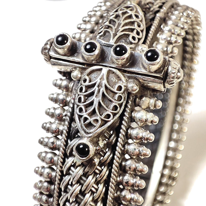 BRACCIALE etnico NIRA fascia larga filigrana