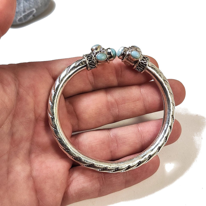 Bracciale MAHA con LARIMAR in argento 925