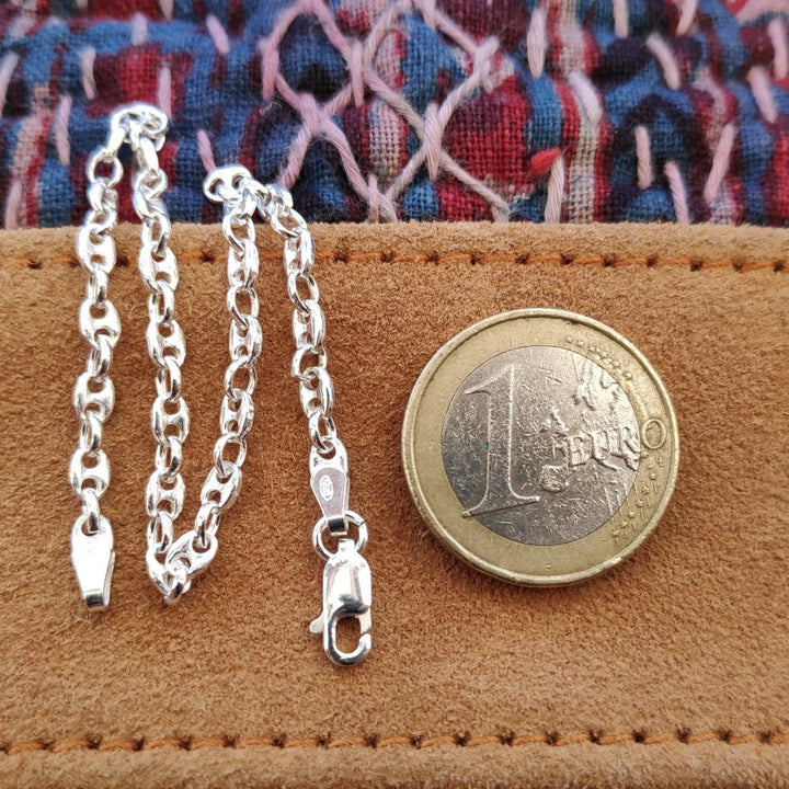 Bracciale maglia marina in argento 925 - JANE