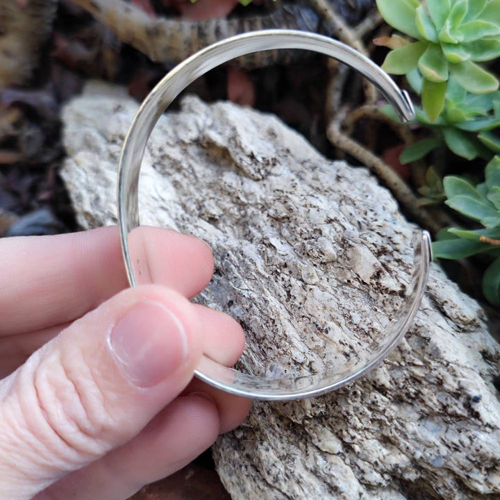 Bracciale etnico rigido in argento 925 - TILAIMAL