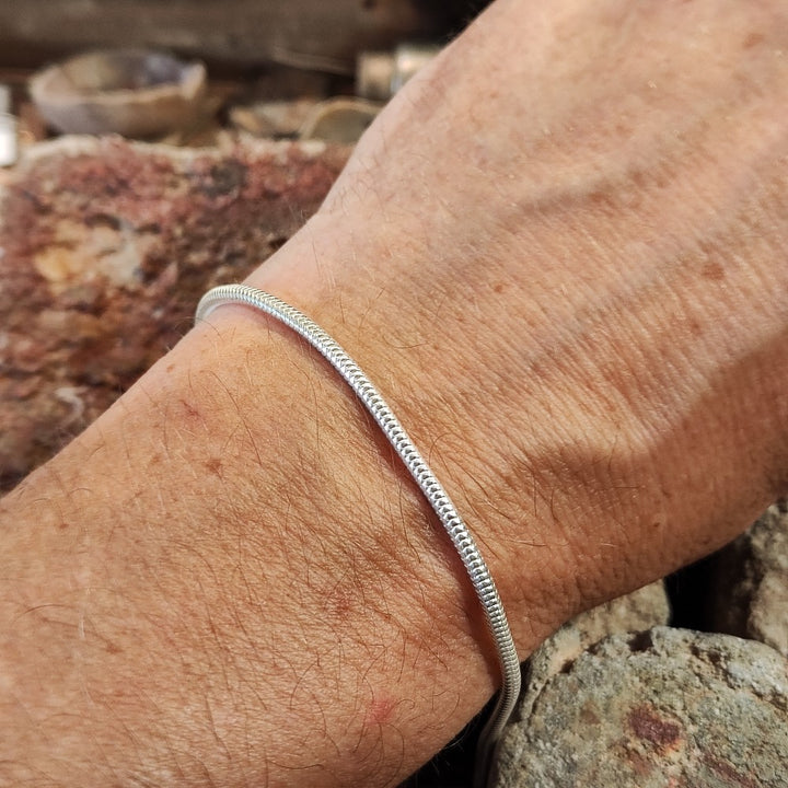 Bracciale Snake argento uomo e donna WALTAIR