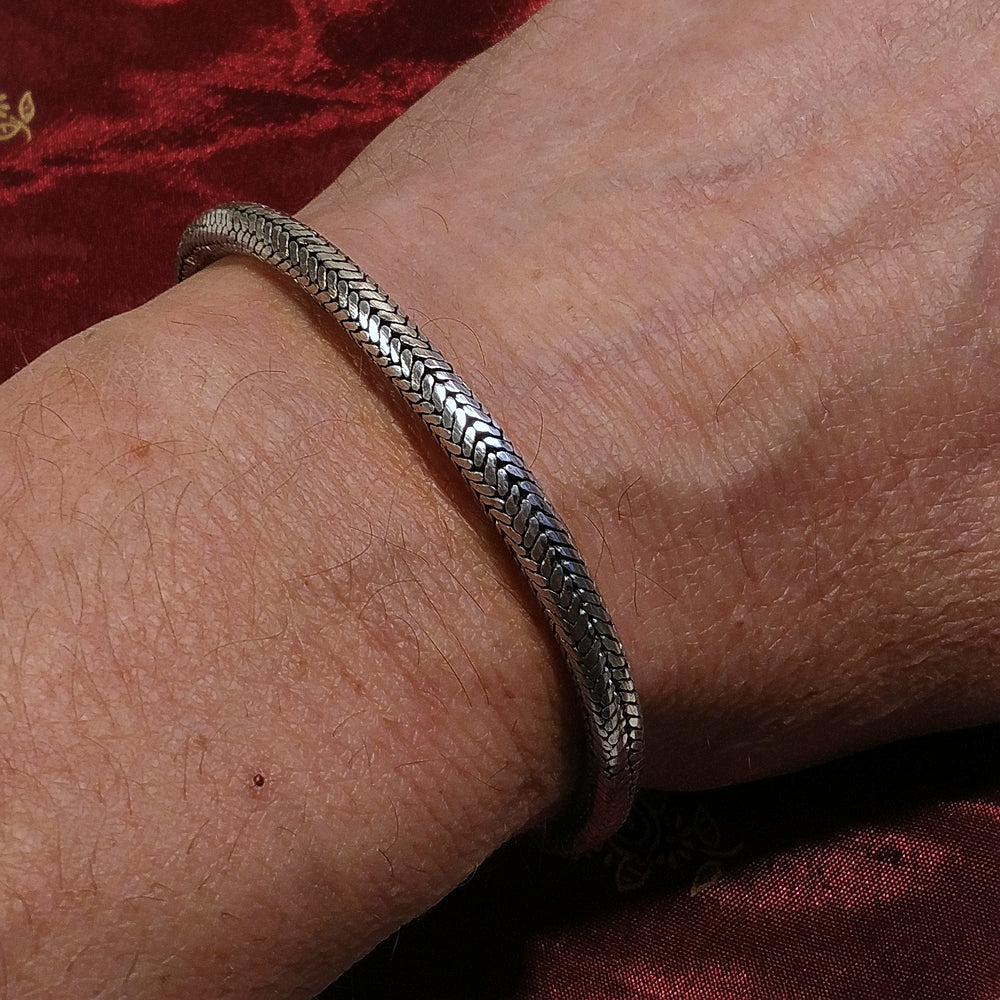 Bracciale snake uomo e donna in argento 925