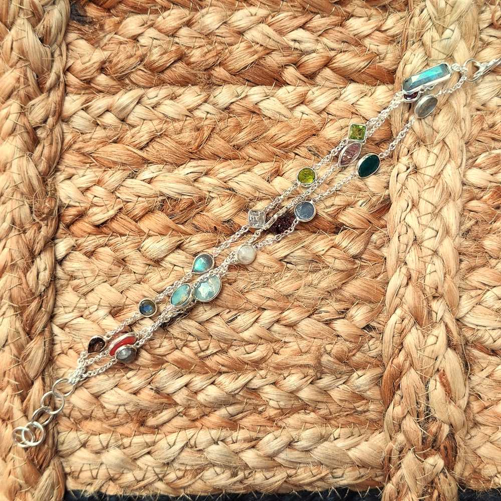 BRACCIALE con pietre in argento - NAISHA