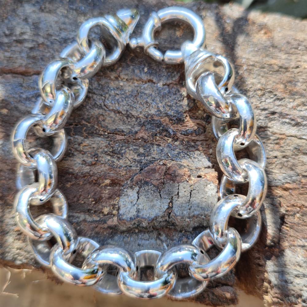 Bracciale ADELE in argento 925 maglia TONDA | GIOIELLI IN ARGENTO