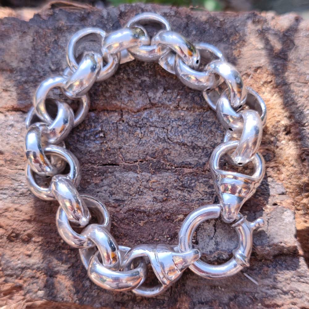 Bracciale ADELE in argento 925 maglia TONDA | GIOIELLI IN ARGENTO