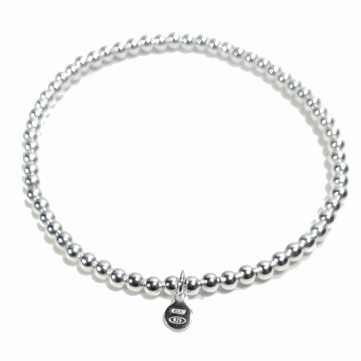 BRACCIALE ARGENTO sfere piccole | Gioielli in argento | elastico