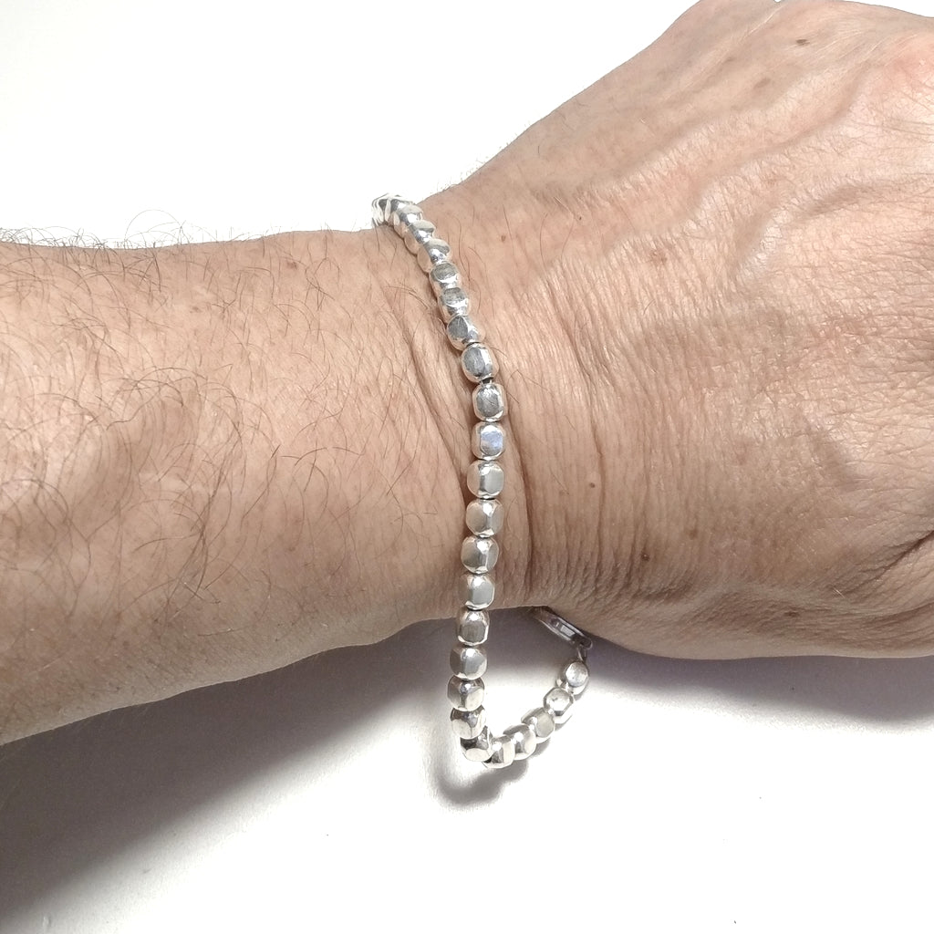 Bracciale artigianale in argento 925 | BRACCIALI IN ARGENTO