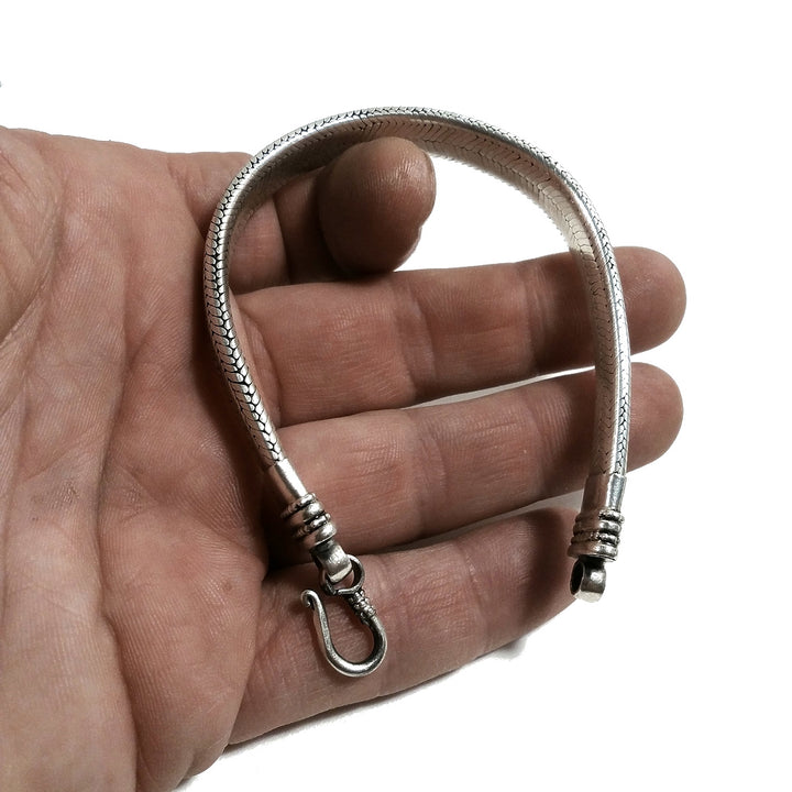 Bracciale Snake argento 925 piatto - DHOAR