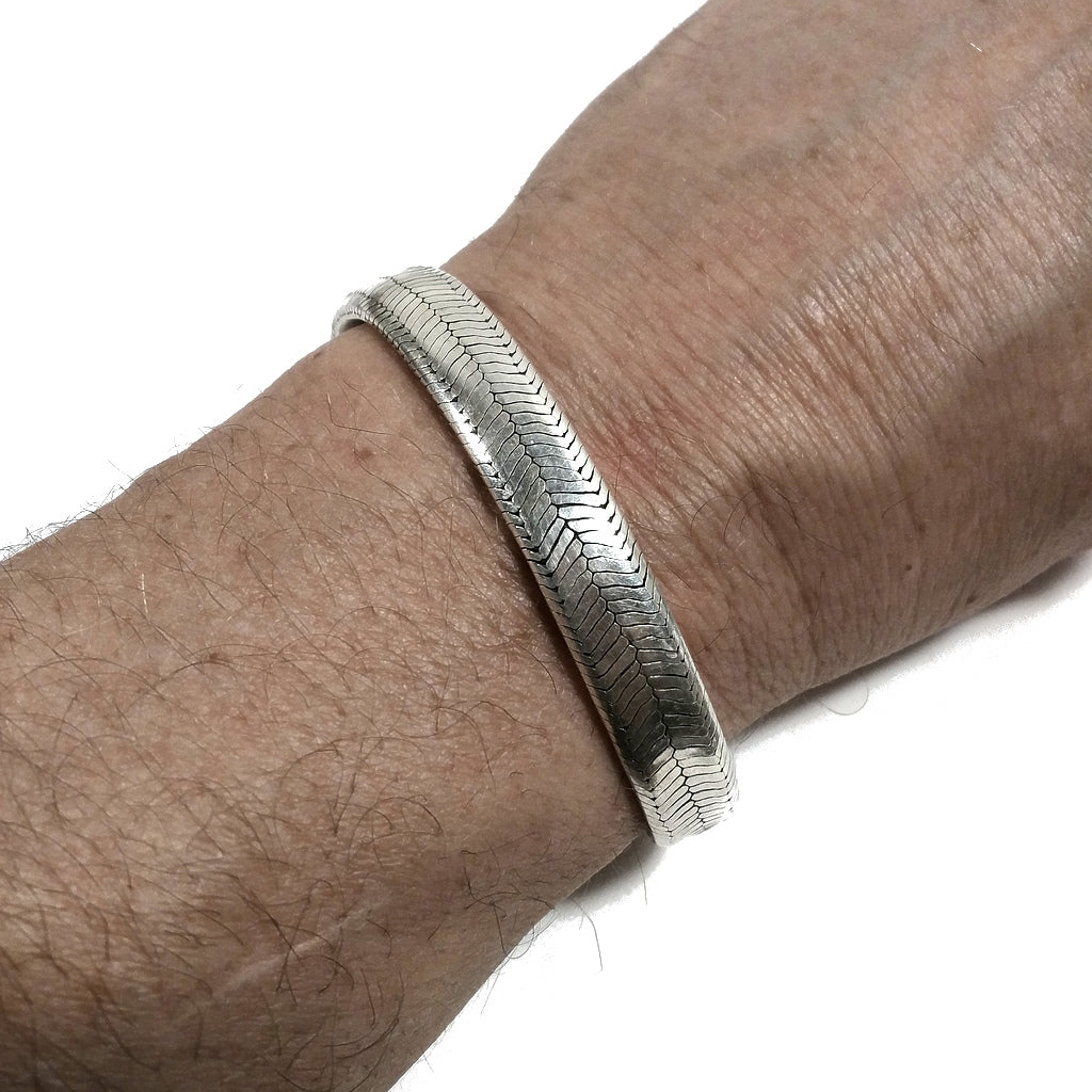 Bracciale Snake argento 925 piatto - DHOAR