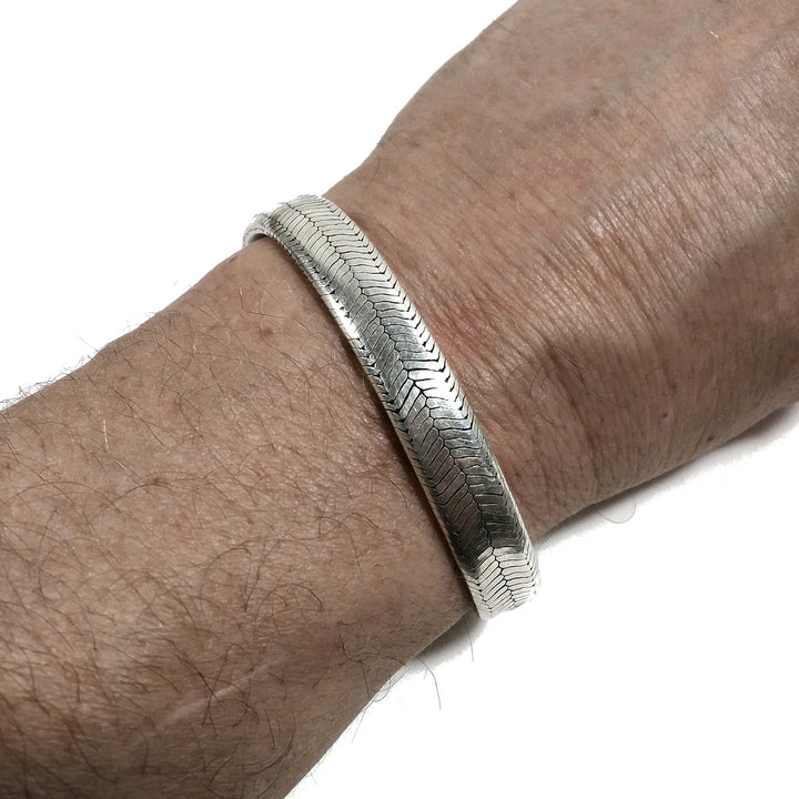 Bracciale Snake argento 925 piatto - DHOAR