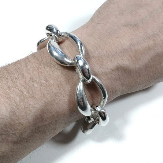 Bracciale d'argento in argento 925 Bracciale catena | GIOIELLI IN ARGENTO – immagine2