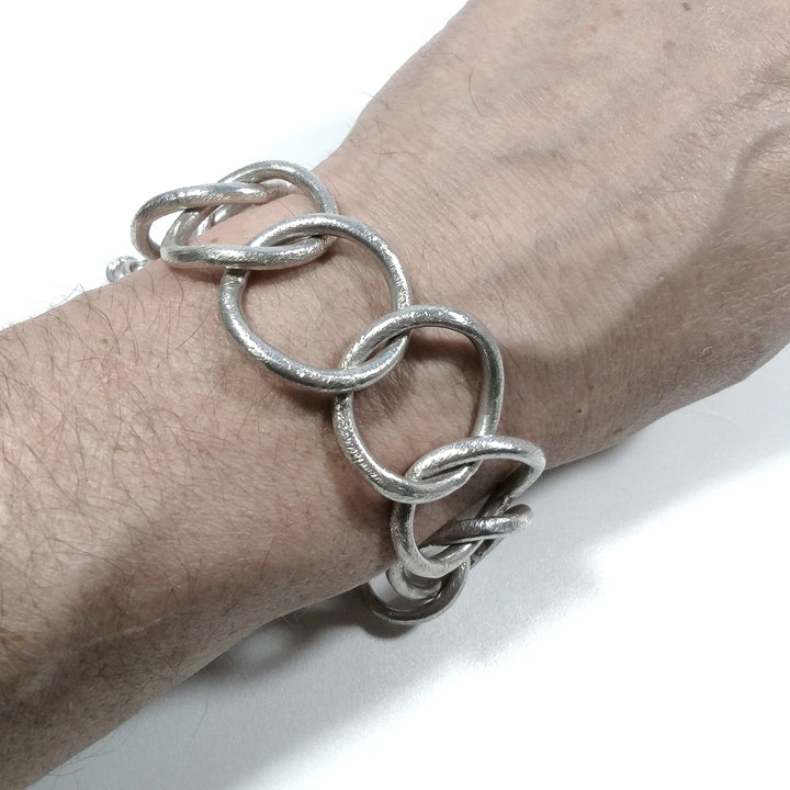 Bracciale in argento 925 a catena - MIRIAM