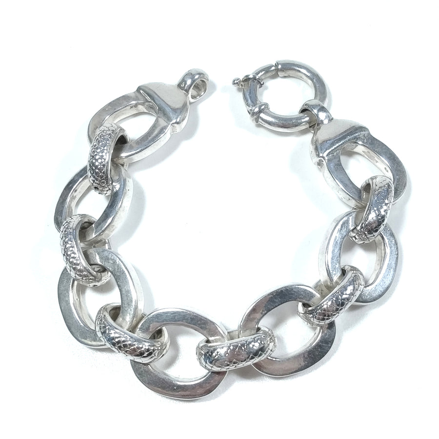 Bracciale d'argento in argento 925 Bracciale catena | GIOIELLI IN ARGENTO