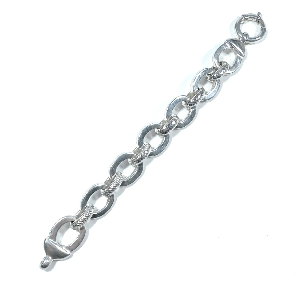 Bracciale d'argento in argento 925 Bracciale catena | GIOIELLI IN ARGENTO