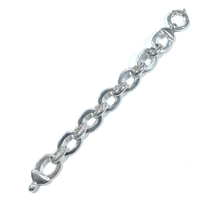 Bracciale d'argento in argento 925 Bracciale catena | GIOIELLI IN ARGENTO