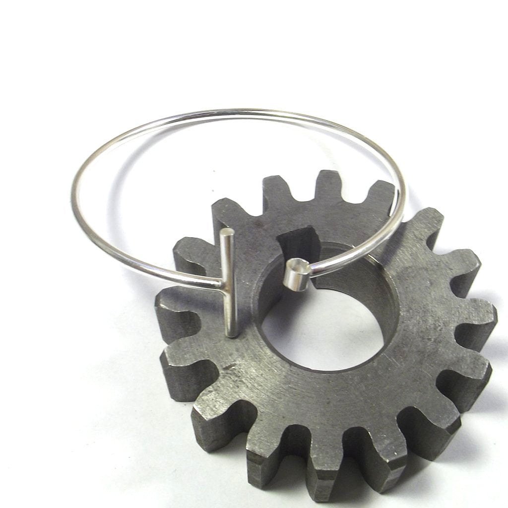 Bracciale argento 925 cerchio - design minimal