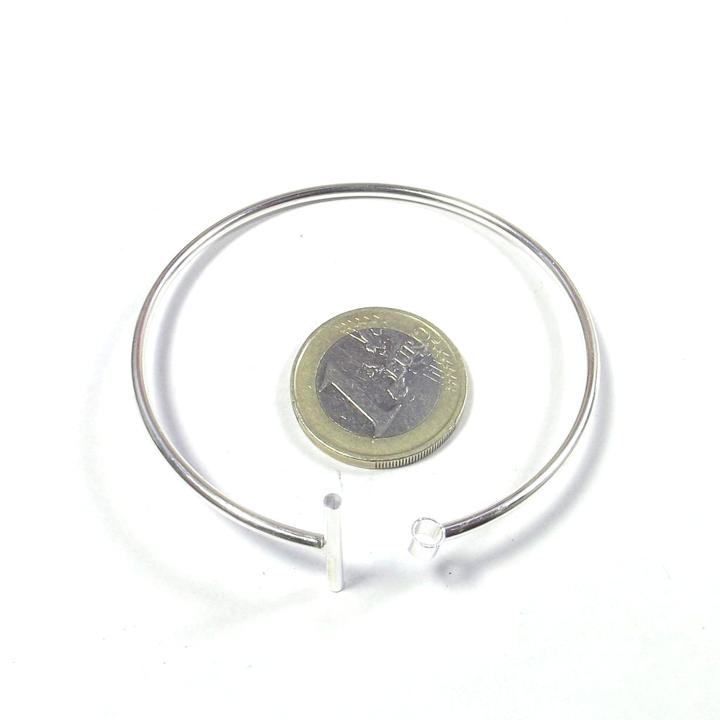 925 silver circle bracelet - minimal design