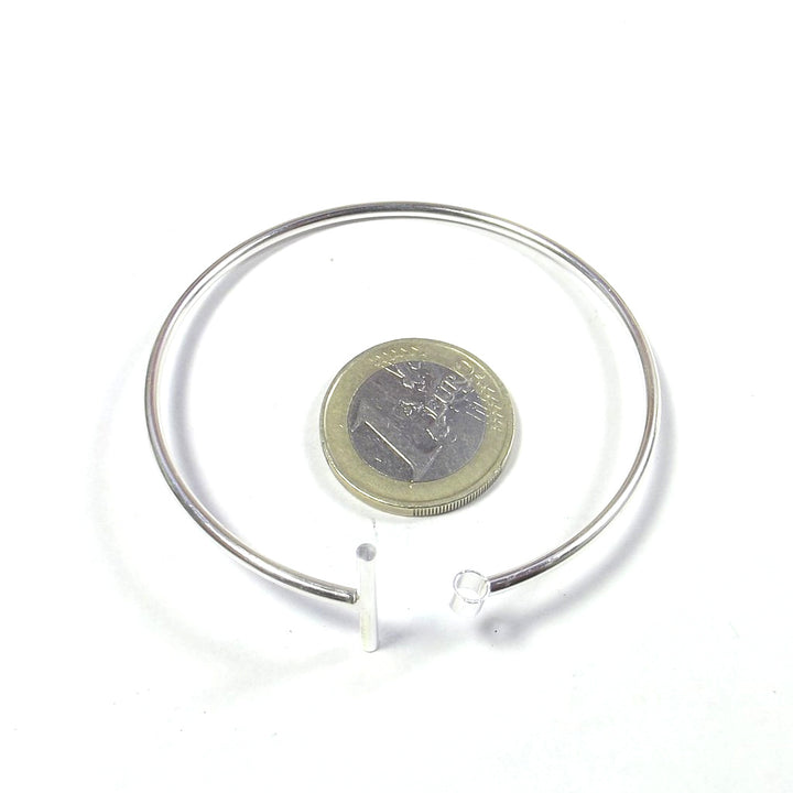 925 silver circle bracelet - minimal design