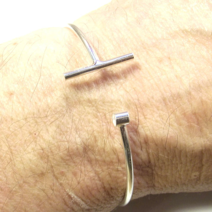 Bracciale argento 925 cerchio - design minimal