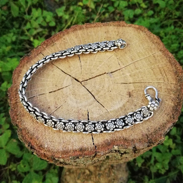 Bracciale etnico GARGI in argento 925 | Bracciali indiani SNAKE originali - Il mondo di Wit