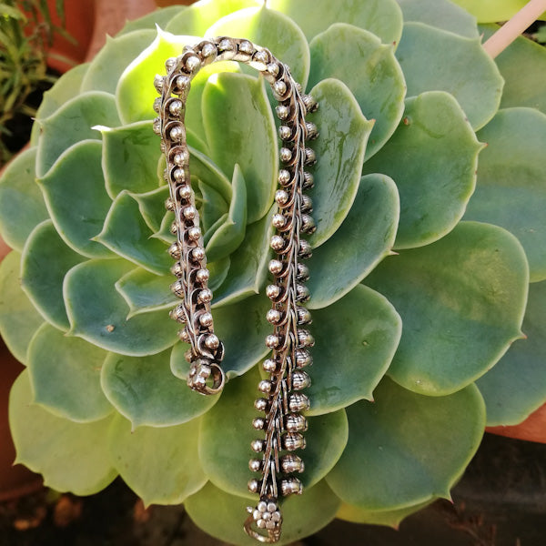 Bracciale etnico GAURI in argento 925 | Bracciali indiani SNAKE originali - Il mondo di Wit
