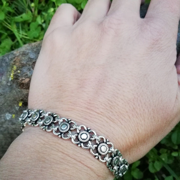 Bracciale etnico KALA in argento 925 | Bracciali indiani SNAKE originali - Il mondo di Wit