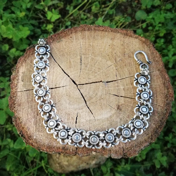 Bracciale etnico KALA in argento 925 | Bracciali indiani SNAKE originali - Il mondo di Wit