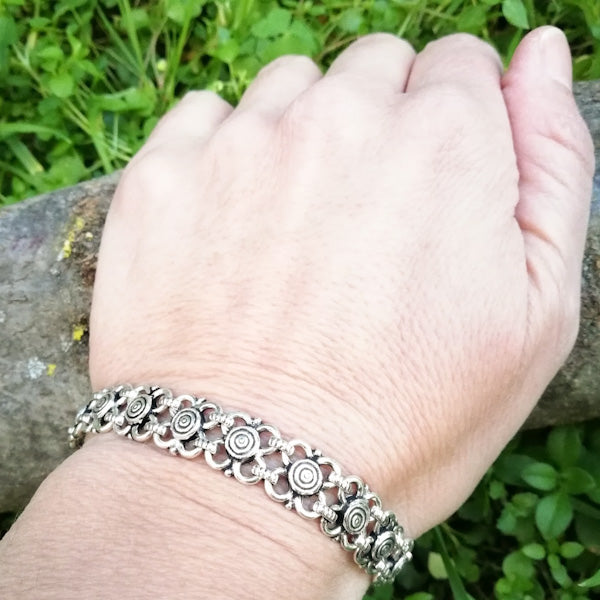 Bracciale etnico KAMALIKA in argento 925 | Bracciali indiani SNAKE originali - Il mondo di Wit