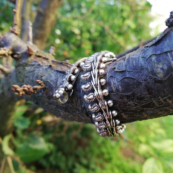 Bracciale etnico KANAKA in argento 925 | Bracciali indiani SNAKE originali - Il mondo di Wit