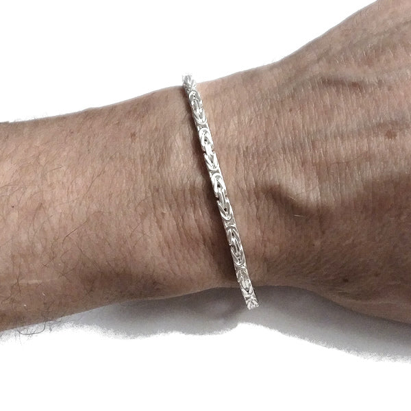 BRACCIALE ARGENTO a lisca di pesci | Gioielli d'argento | Snake