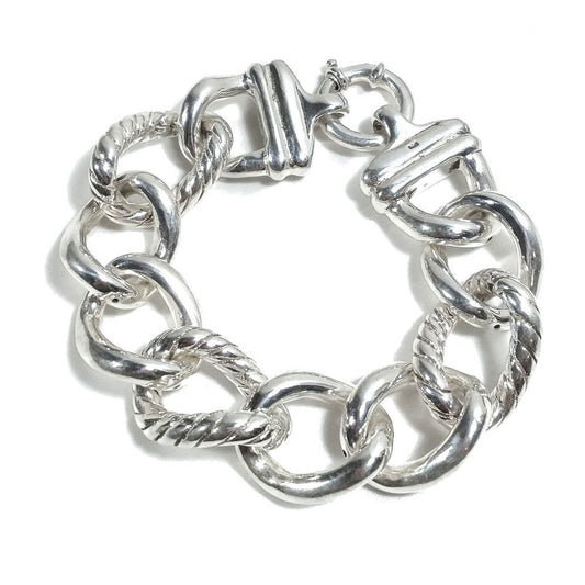 Bracciale d'argento in argento 925 Bracciale maglia marina | GIOIELLI IN ARGENTO – immagine2