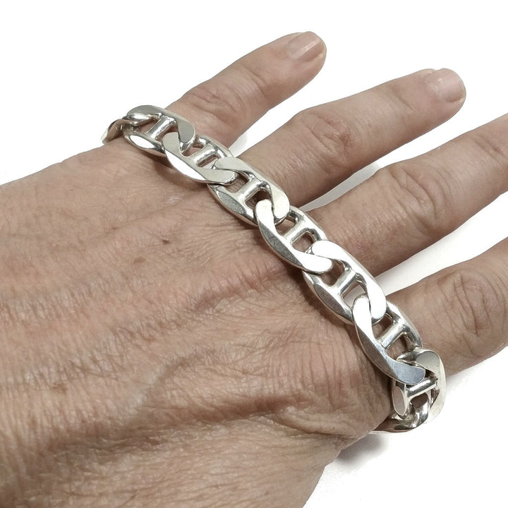 Bracciale d'argento in argento 925 Bracciale maglia marina | GIOIELLI IN ARGENTO