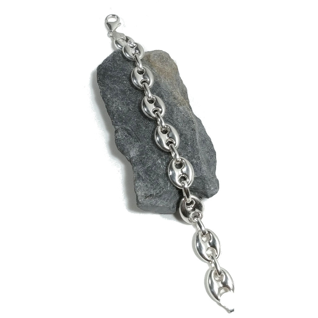 Bracciale d'argento in argento 925 Bracciale maglia marina | GIOIELLI IN ARGENTO