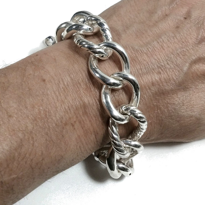 925 Silver Bracelet Navy Mesh Bracelet | SILVER JEWELRY