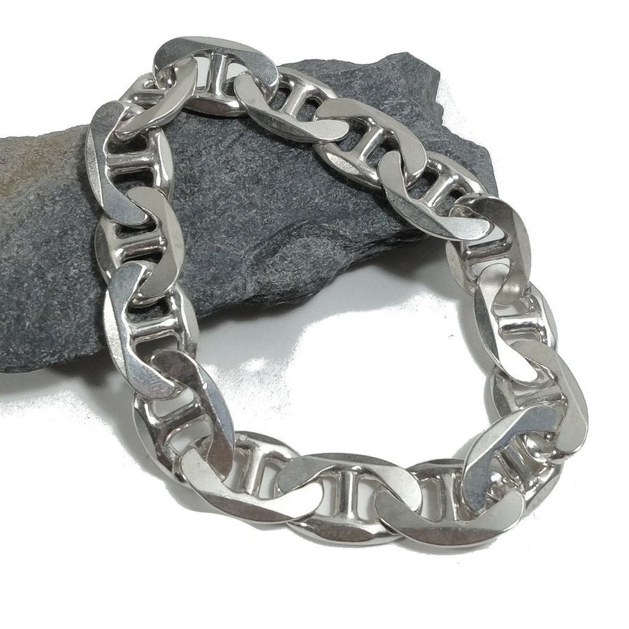 Bracciale d'argento in argento 925 Bracciale maglia marina | GIOIELLI IN ARGENTO