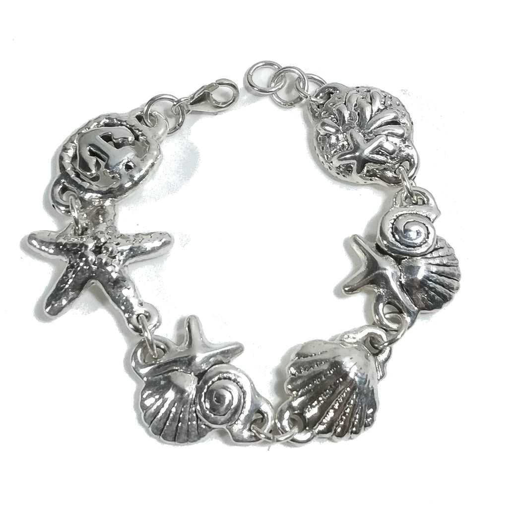 Bracciale d'argento in argento 925 Bracciale STELLA MARINA | GIOIELLI IN ARGENTO