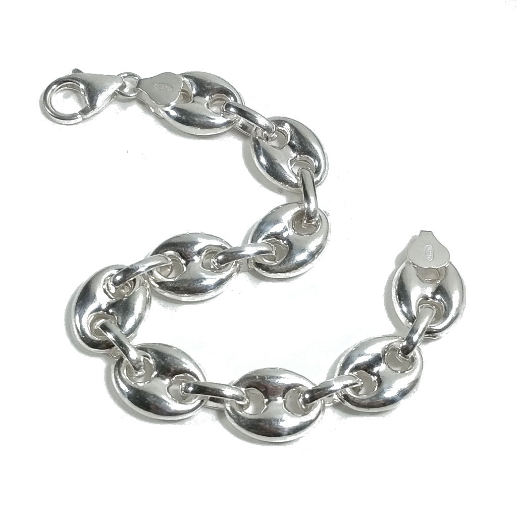 Bracciale d'argento in argento 925 Bracciale maglia marina | GIOIELLI IN ARGENTO