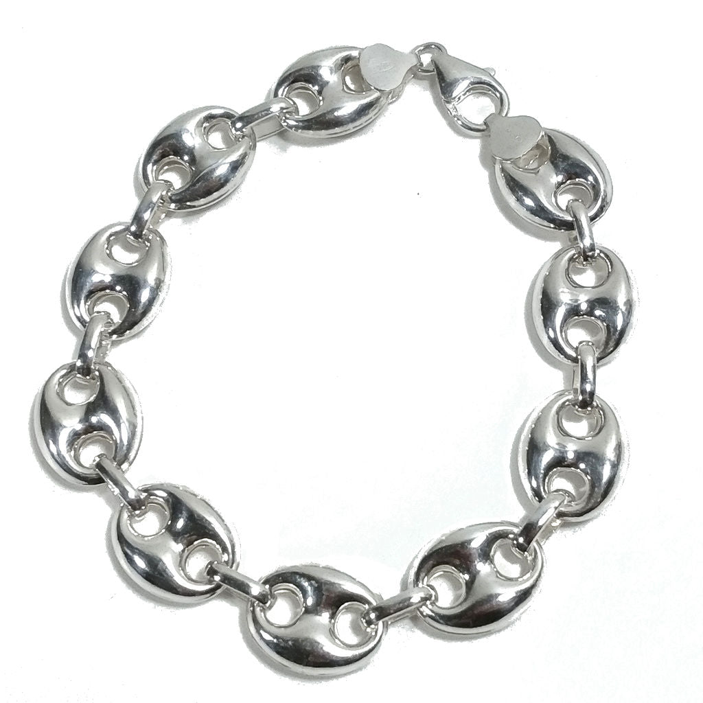 Bracciale d'argento in argento 925 Bracciale maglia marina | GIOIELLI IN ARGENTO