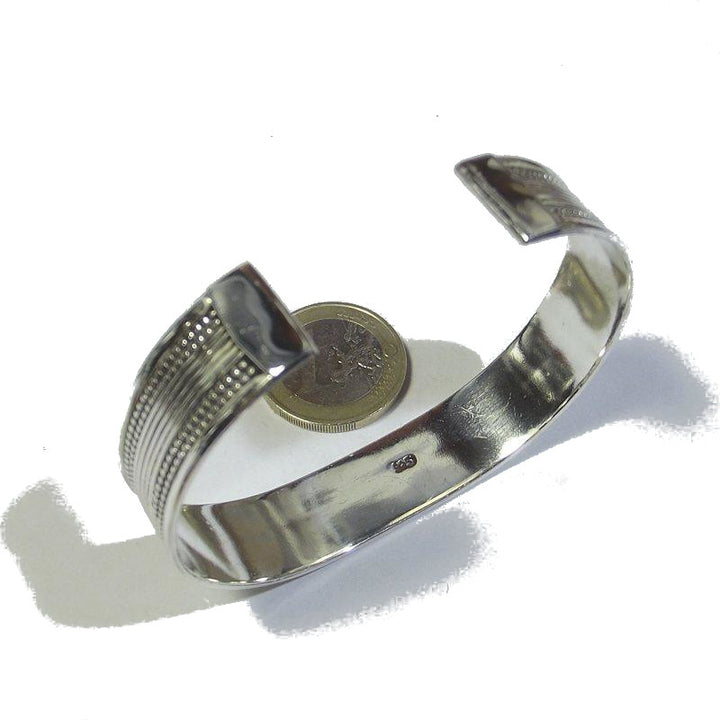 Bracciale argento da uomo - rigido - treccia | GIOIELLI uomo e donna