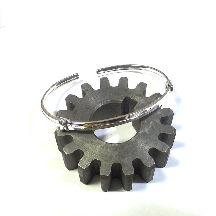 Bracciale argento da uomo - rigido